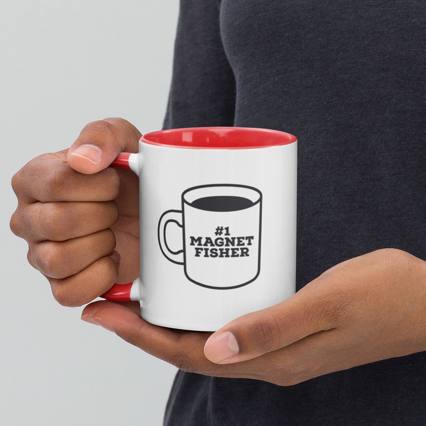 Mug with Colour Inside #1 Magnet Fisher