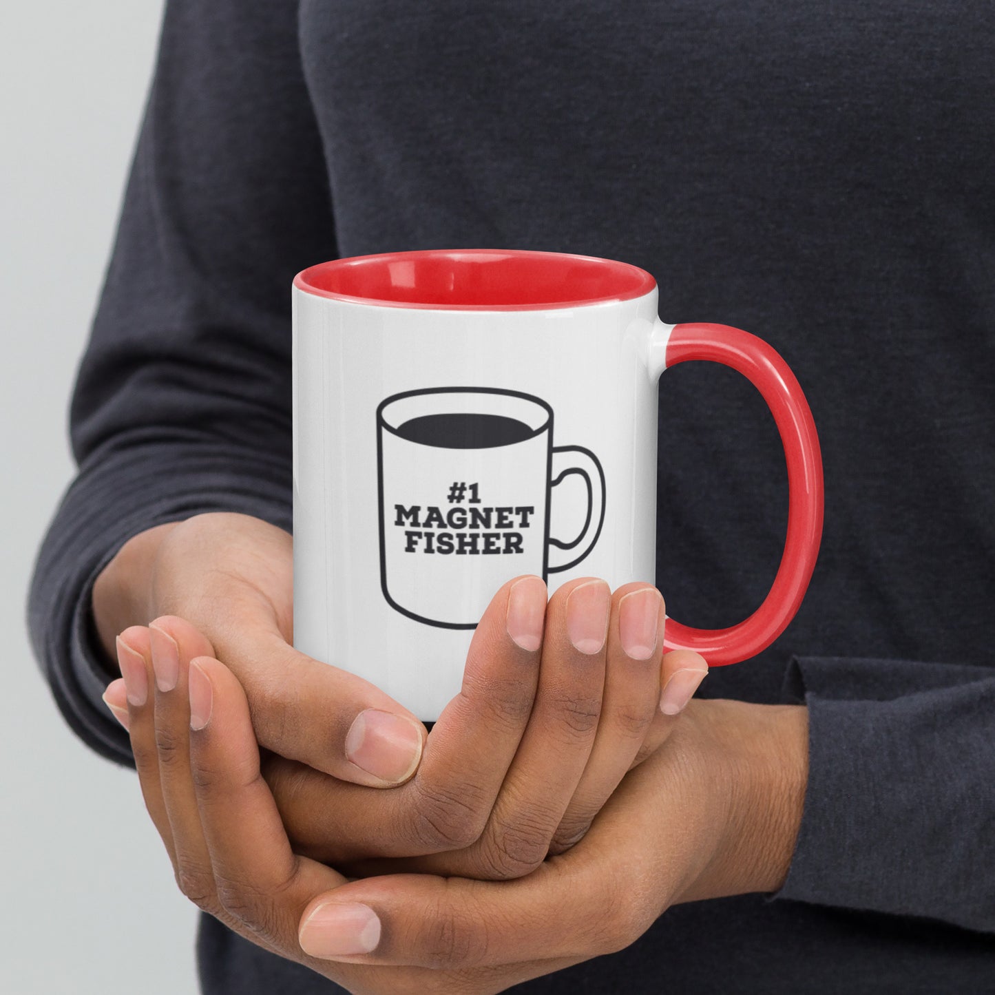 Mug with Colour Inside #1 Magnet Fisher
