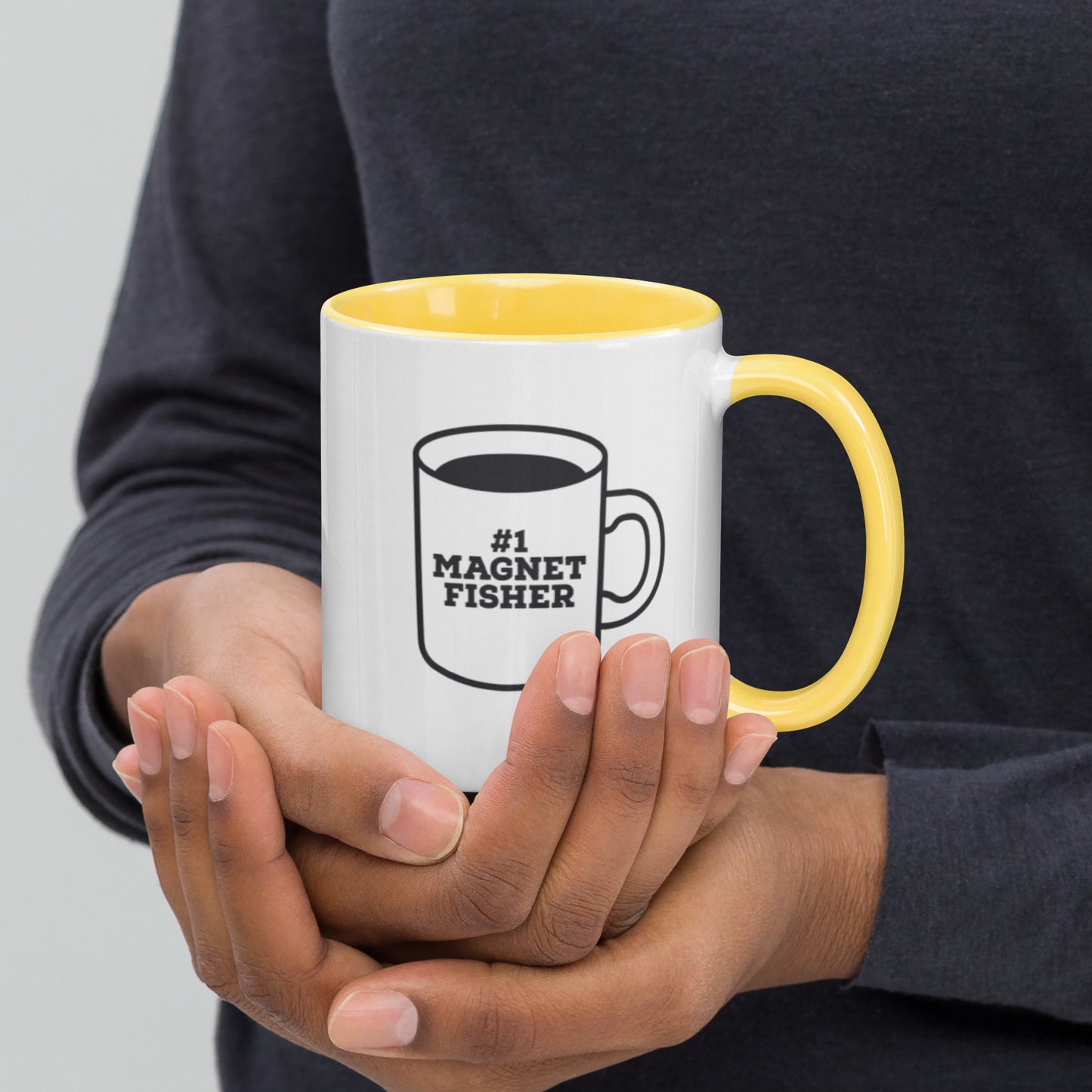 Mug with Colour Inside #1 Magnet Fisher